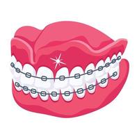 Trendy Brackets Concepts vector