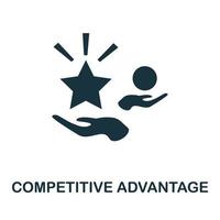 Competitive Advantage icon. Simple element from management collection. Creative Competitive Advantage icon for web design, templates, infographics and more vector