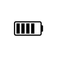 Phone battery simple flat icon vector illustration