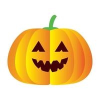 Halloween pumpkin cartoon vector design