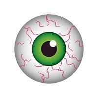 Halloween eye cartoon vector design