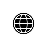 Internet simple flat icon vector illustration