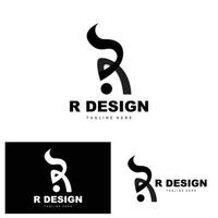 R Letter Logo, Alphabet Vector, Initial R Product Brand Logotype Design vector