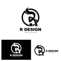 R Letter Logo, Alphabet Vector, Initial R Product Brand Logotype Design vector