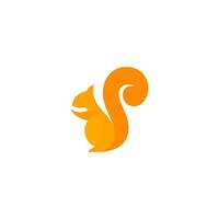 squirrel template vector logo design