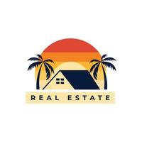 real estate template vector logo design, real estate logo