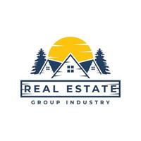 real estate template vector logo design, real estate logo