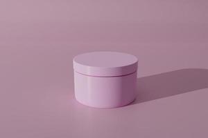 3d rendering cosmetic product mockup photo