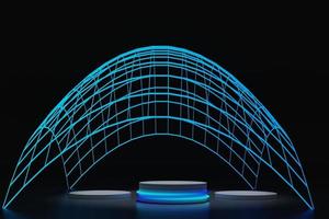 abstract scene for product display on 3d rendering photo