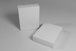 3d rendering set box packaging photo