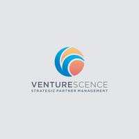 Venture scence abstract logo vector templat