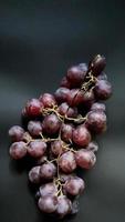 Closeup view of vitis vinifera fruits. photo