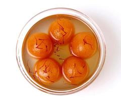 Gulab Jamun is a milk-solid-based Indian sweet made for festival or wedding party photo