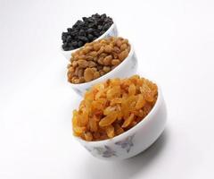 Different sorts of sundried Raisins photo