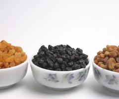 Different sorts of sundried Raisins photo