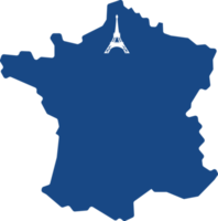 frankreich karte reisen png