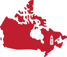 canadá mapa png