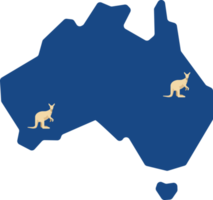 mapa da austrália png