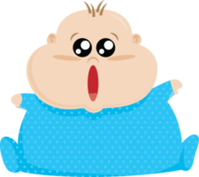 desenho de bebê gordo fofo png