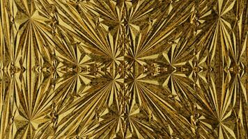 High resolution and detail of abstract functional golden background art with luxury fractal, 3d rendering. for creative design, social media, promotion, asset etc photo