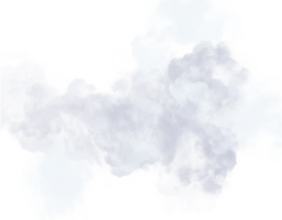 uppsättning av moln och rök explosion på genomskinlighet bakgrund png