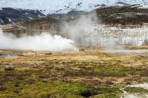 Landscape of The Golden Circle Geothermal Area photo