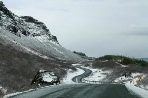 Road Landscape In Laugarvatn photo