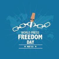 world press freedom day typography t shirt Design with vector