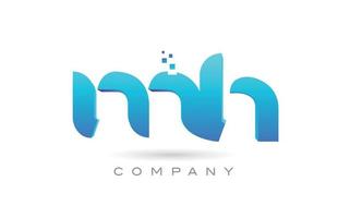 mh alfabeto letra logo icono combinación diseño. plantilla creativa para negocios y empresas. vector