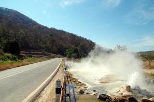 roadside hot stream photo