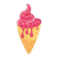 Trendy Ice Cream vector