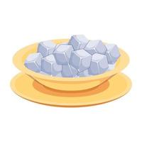 Trendy Butter Cubes vector