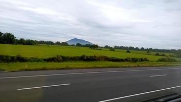 View of Mt. Arayat along the Highway photo