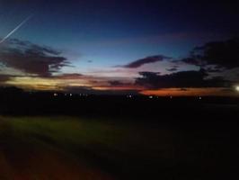 Blue Lagoon during Sunset photo