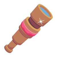 Trendy Spyglass Concepts vector