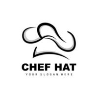 logotipo de sombrero de chef, vector de chef de restaurante, diseño para restaurante, catering, charcutería, panadería