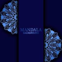 Elegant ornamental mandala design background vector