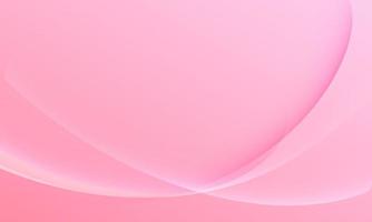 Smooth Wave Background. Vector Illustration. Pink Abstract Vector Background