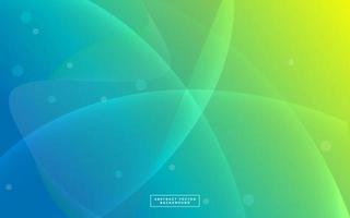 Smooth gradient background vector. Elegant Green gradient wavy background vector