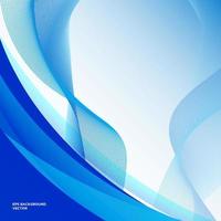 Elegant Blue gradient wavy background. Smooth gradient background vector