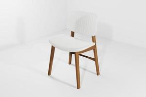 3d render isolated chair photo