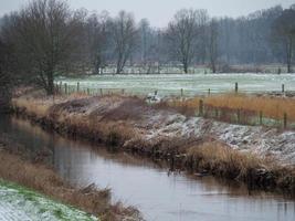 winter time at a lake in germany photo