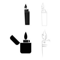 Gas Lighter Icon vector