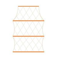 Fish net  icon vector