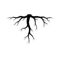 logotipo de vector de raíz