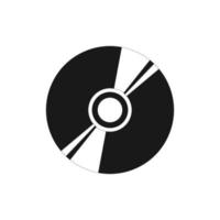 cd or dvd icon vector