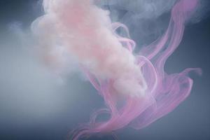 Smoke on Light Background with Creative Patterns photo