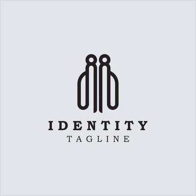 alphabet logo that combines 2 letters into one logo or symbol that is unique and original.