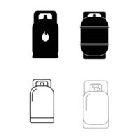 Gas Cylinder Icon vector