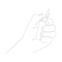 Gas Lighter Icon vector